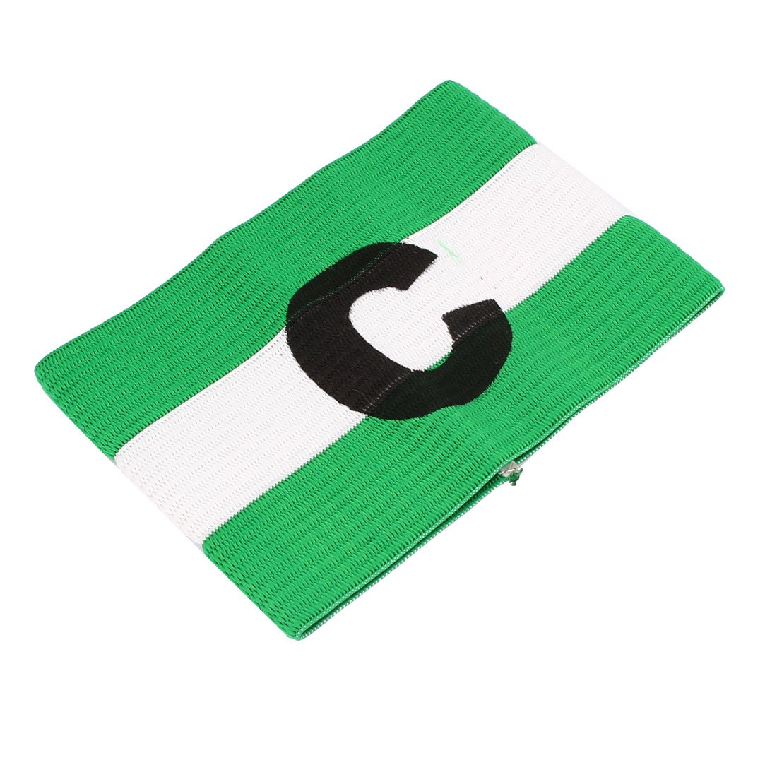 Ruilogod C Broszura Elastic Soccer Traning Mecz Captain Armband Badge zielony czarny