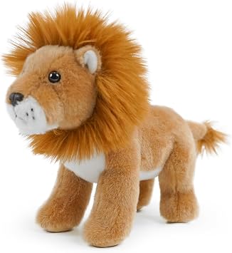 Lion Stuffed Animal Toy Jungle Animals 8 INCH,Plushies Stuffed Animals for Girls Plush Lion Toys Little Stuffed Animal, Cute Stuffed Animal Plush Toy for Boy Girl