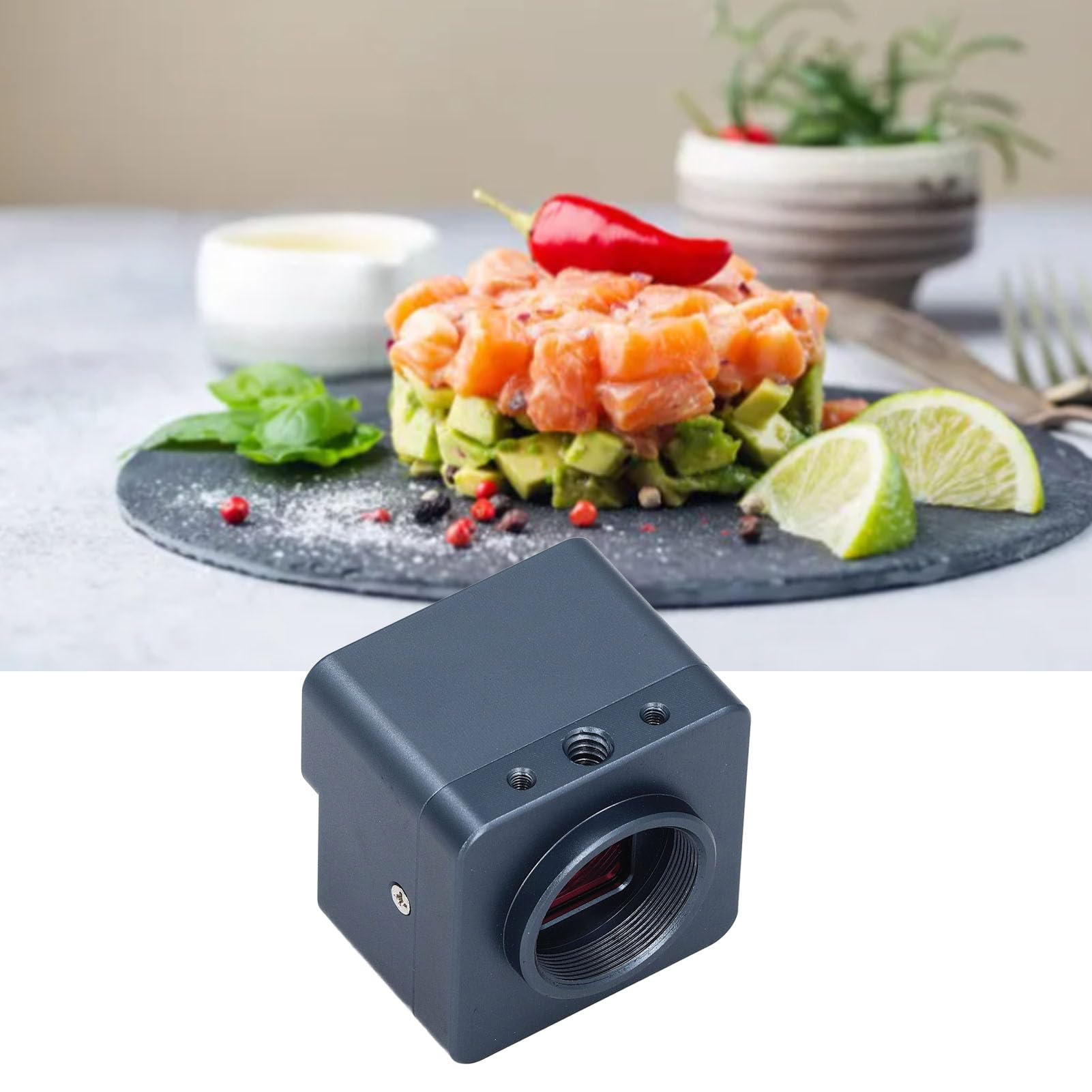 Hyuduo Elektroniczny Okular Cyfrowa Kamera Mikroskopowa USB o Rozdzielczości 8 MP, Kamera UVC 3840 X 2160 z Automatycznym Balansem Bieli, Skanowanie Progresywne do zastosowań w Edukacji Naukowej