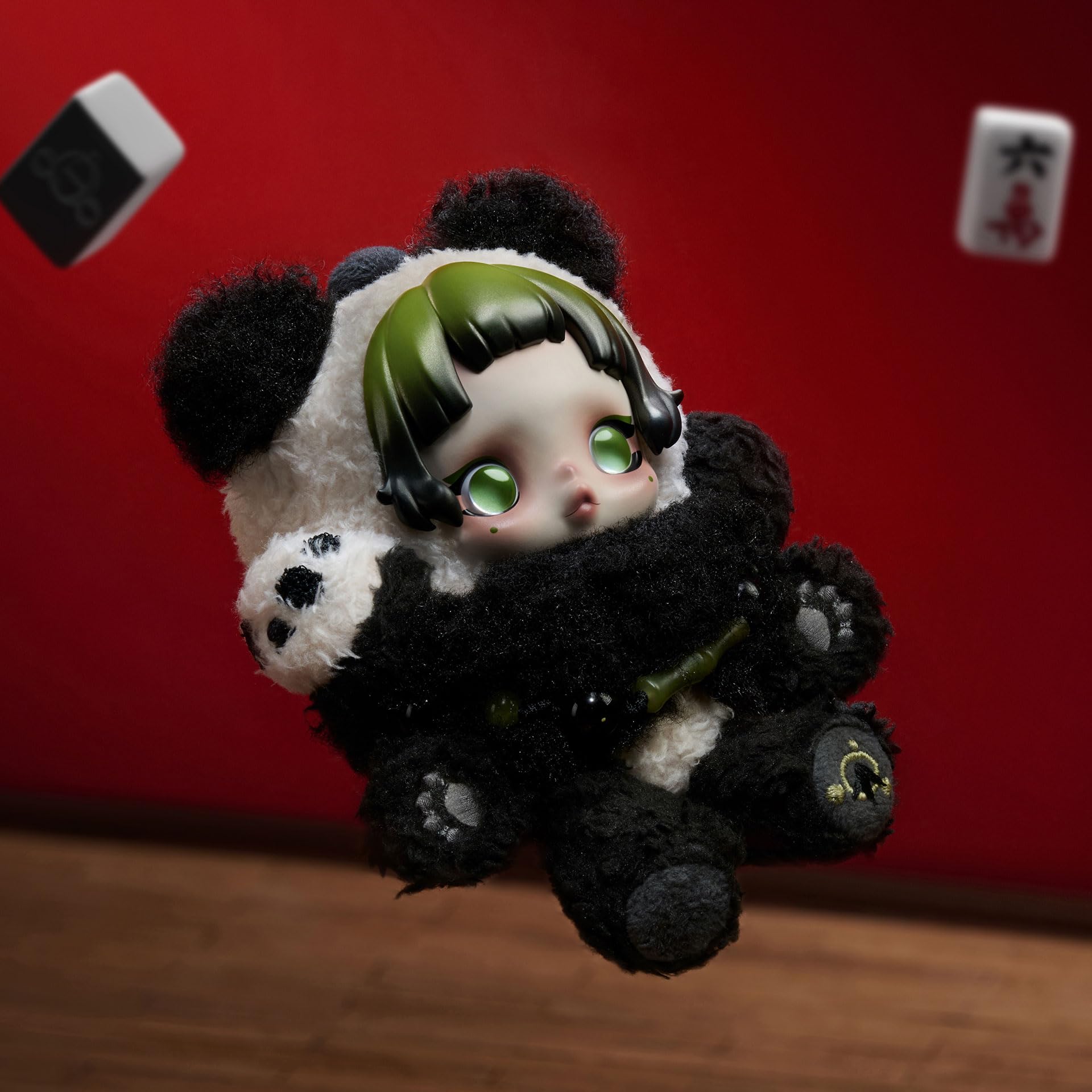 Amazon.co.jp: SKULLPANDA レイジーパンダ ぬいぐるみペンダント 高さ