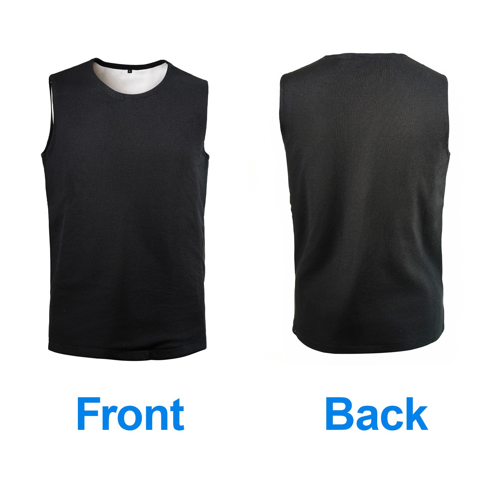 stichhemmende kleidung, polizei stichfeste kleidung, stichschutzweste herren, stichweste herren der Stufe 5, verdeckte, stich schutz weste der persönlichen Sicherheit, Schwarz, 3XL