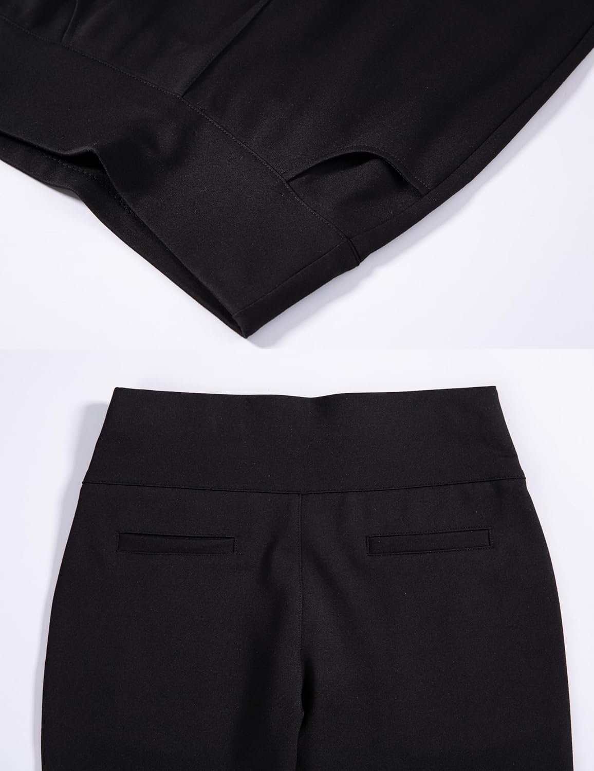 Fakanhui Women's Work Pants Comfy Stretch Skinny Leg Elastic High Waist Pull on Business Casual Dress Pants - Image 5