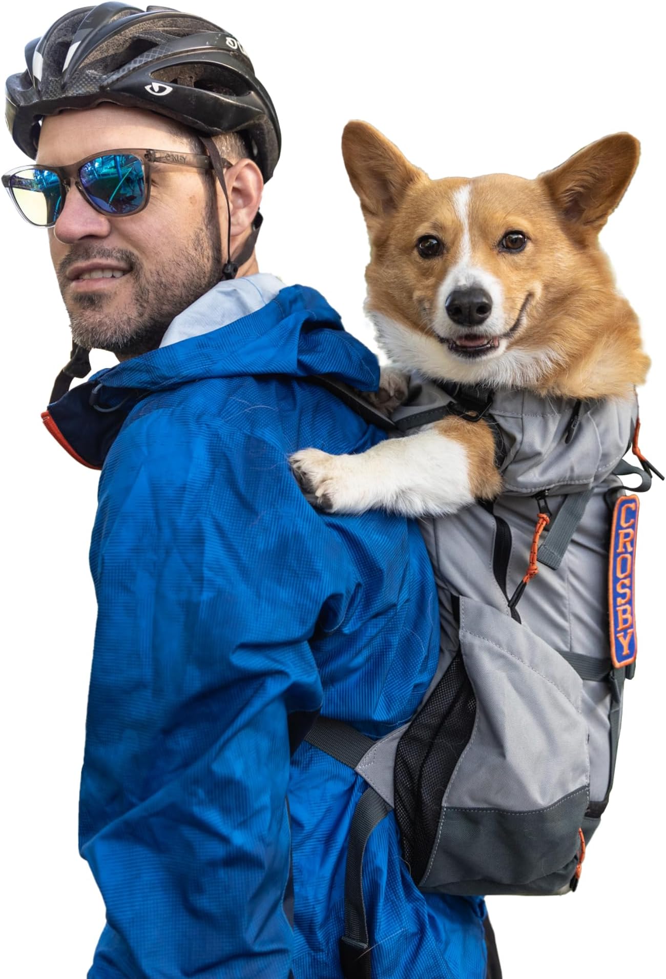 Urban 3 - Medium, Concrete - Ideal for Dogs with 17-19” Back Length - Dual-Use, Backpack-Style Carrier + Everyday Pack