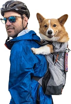 K9 Sport Sack Urban 3 - Medium, Concrete - Ideal for Dogs with 17-19 Back Length - Dual-Use, Backpack-Style Carrier + Everyday Pack