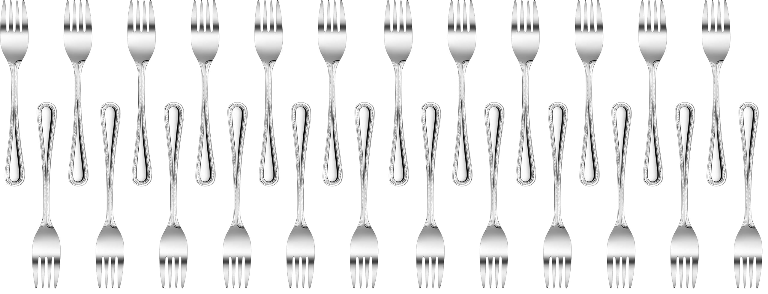 New Star Foodservice Bead Pattern 18/0 Stainless Steel Salad Fork, 6.6-Inch, Set of 12, Commercial Grade — Amazon image 12