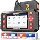 FOXWELL Car Scanner NT604 Elite OBD2 Scanner ABS SRS Transmission, Check Engine Code Reader for Cars and Trucks, Diagnostic Scan Tool with SRS Airbag, Automotive Diagnostic Tool with Live Data
