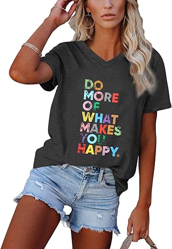 T-Shirt Funny Tees Cute Tops at Amazon 