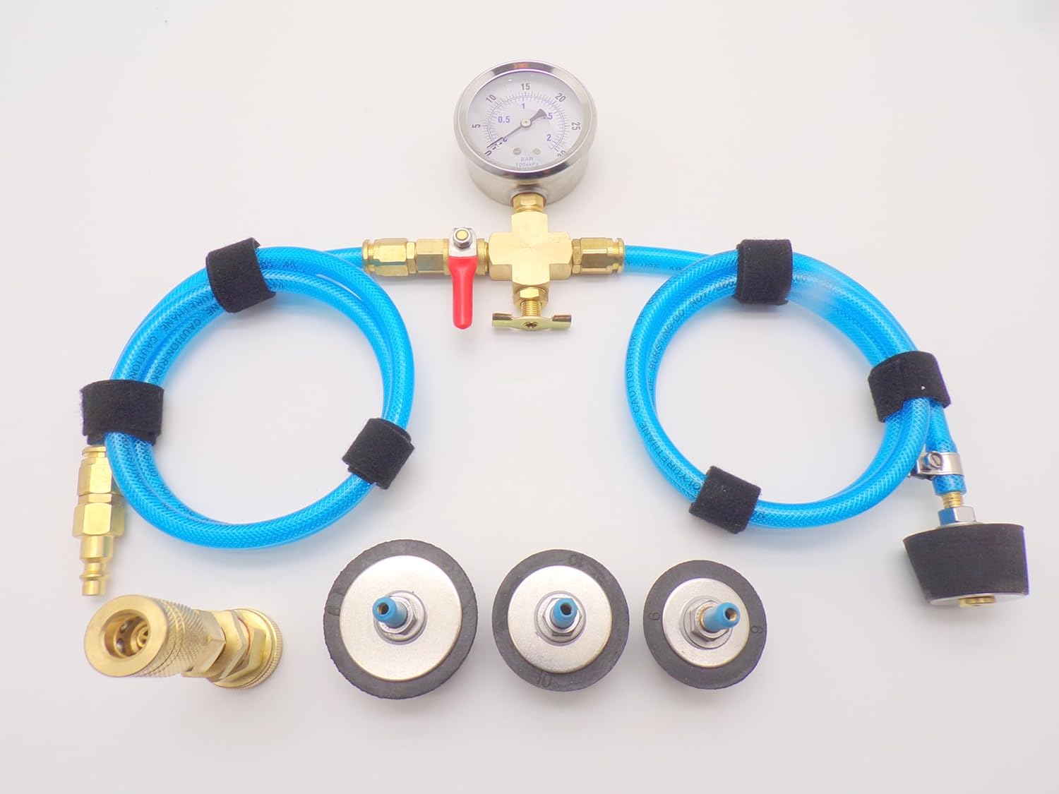 Pool Leak. Pool Plumbing Pressure Tester. Pool Leak