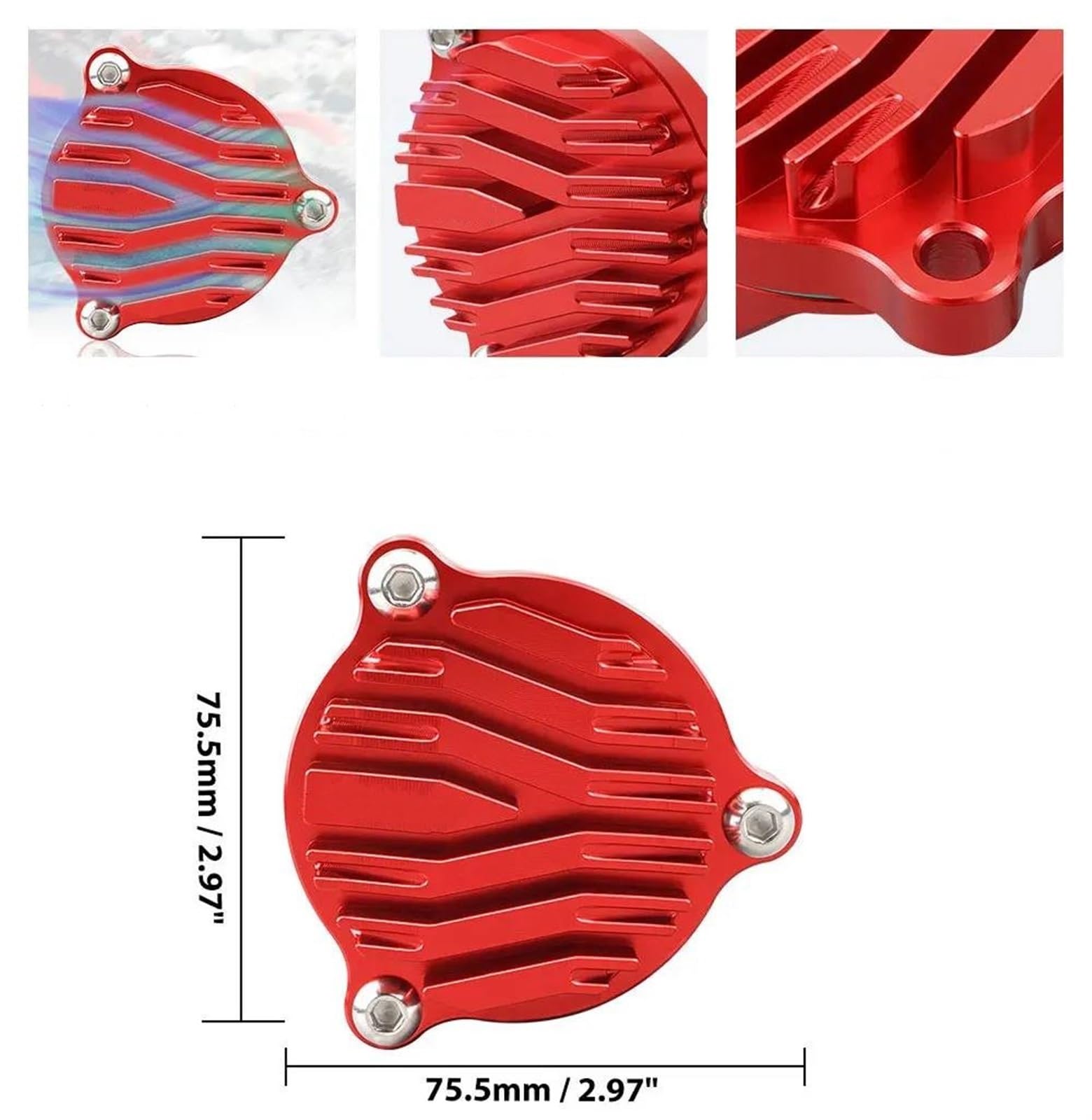 Tapón Aceite Tapa La Cubierta Filtro Aceite Motor La Motocicleta Con Diseño Disipador De Calor De Junta Tórica De Aluminio Para XR650L XR 650L 1993-2022 Tapones Aceite Para Motos