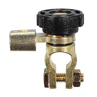 GlobalNiche 17MM Universal Marine Boat Battery Isolator Switch Cut Off Disconnect Rotary