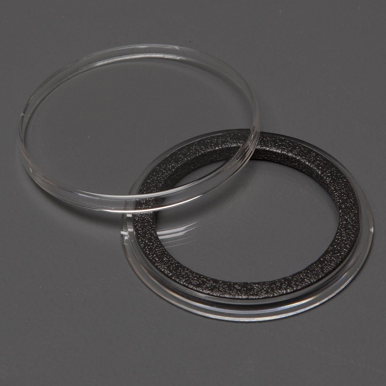 (25) Genuine AirTite Coin Holders Black Ring Type Coin
