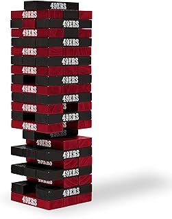 Wild Sports NFL San Francisco 49ers Table Top Stackers Game , 3" x 1" x .5"