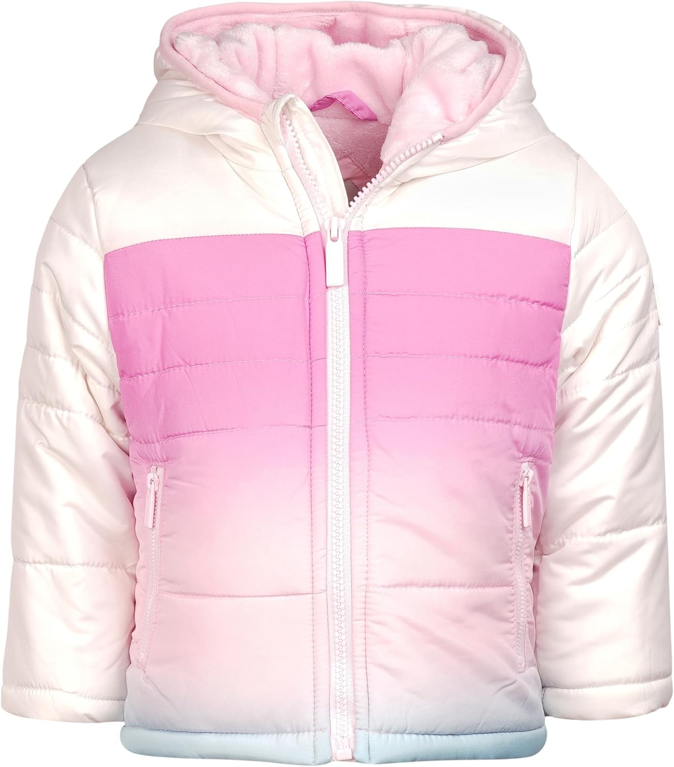 Hunter Clothes Girls – Plush Lined Puffer Winter Jacket with Hood, Warm Lightweight Coat for Baby & Big Girls (12M–12)