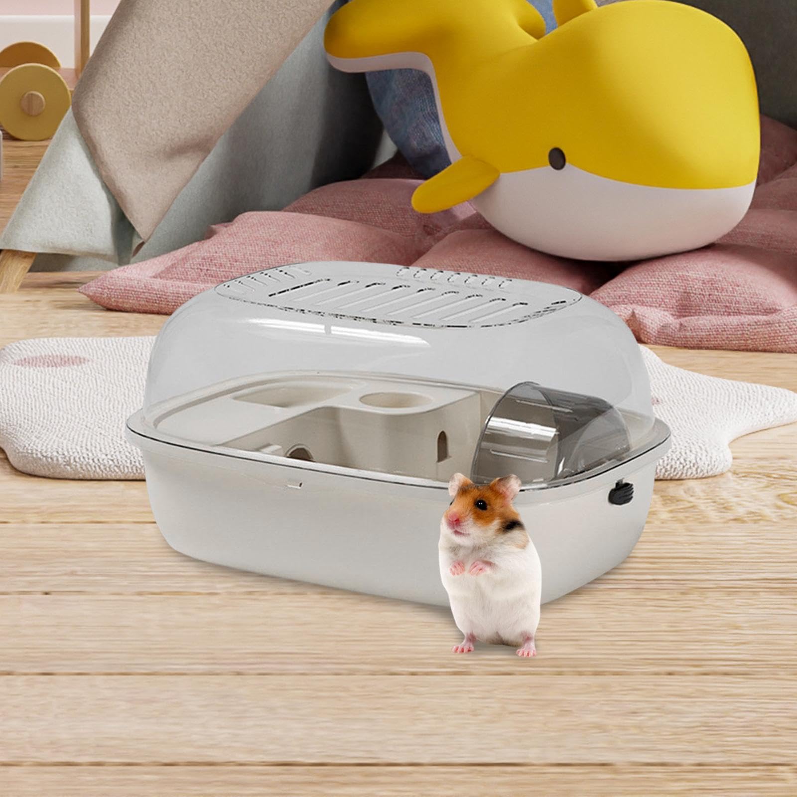 Amazon | Leefasy ハムスターケージ ハムスター生息地 換気 小動物用 