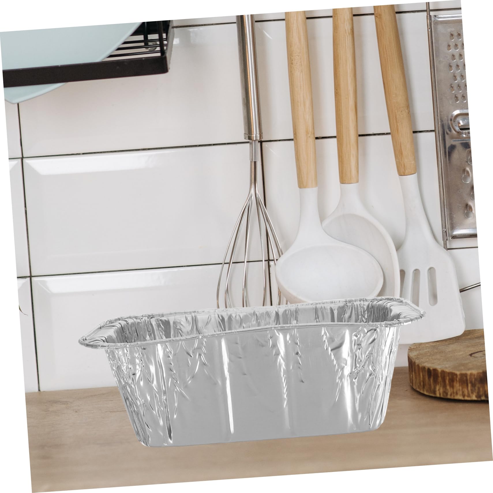 Abaodam Leccarde in Alluminio per Griglia 30 Pezzi, Vassoi Raccogli Grasso per Barbecue e Forno, Resistenti Alte Temperature, Compatibili Accessori Patio Cucina All'aperto