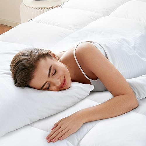 Miniatura 9 de Cubrecolchón tamaño individual XL, funda de colchón extra gruesa con bolsillo profundo (8-21 pulgadas), protector de colchón refrescante, relleno