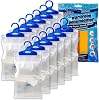 ANSIO® Wardrobe Dehumidifiers Disposable Hanging Bags Pack of 12 Room Moisture Absorber Condensation Remover for Damp, Mould in Home, Bathroom, Window, House, Kitchen, Bedroom Interior Traps