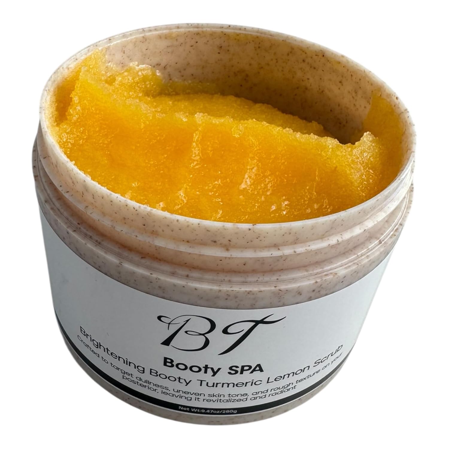 Turmeric Lemon Body & Butt Scrub – Exfoliating Dark Spot Scrub for Smooth, Glowing Skin | BT Booty Spa