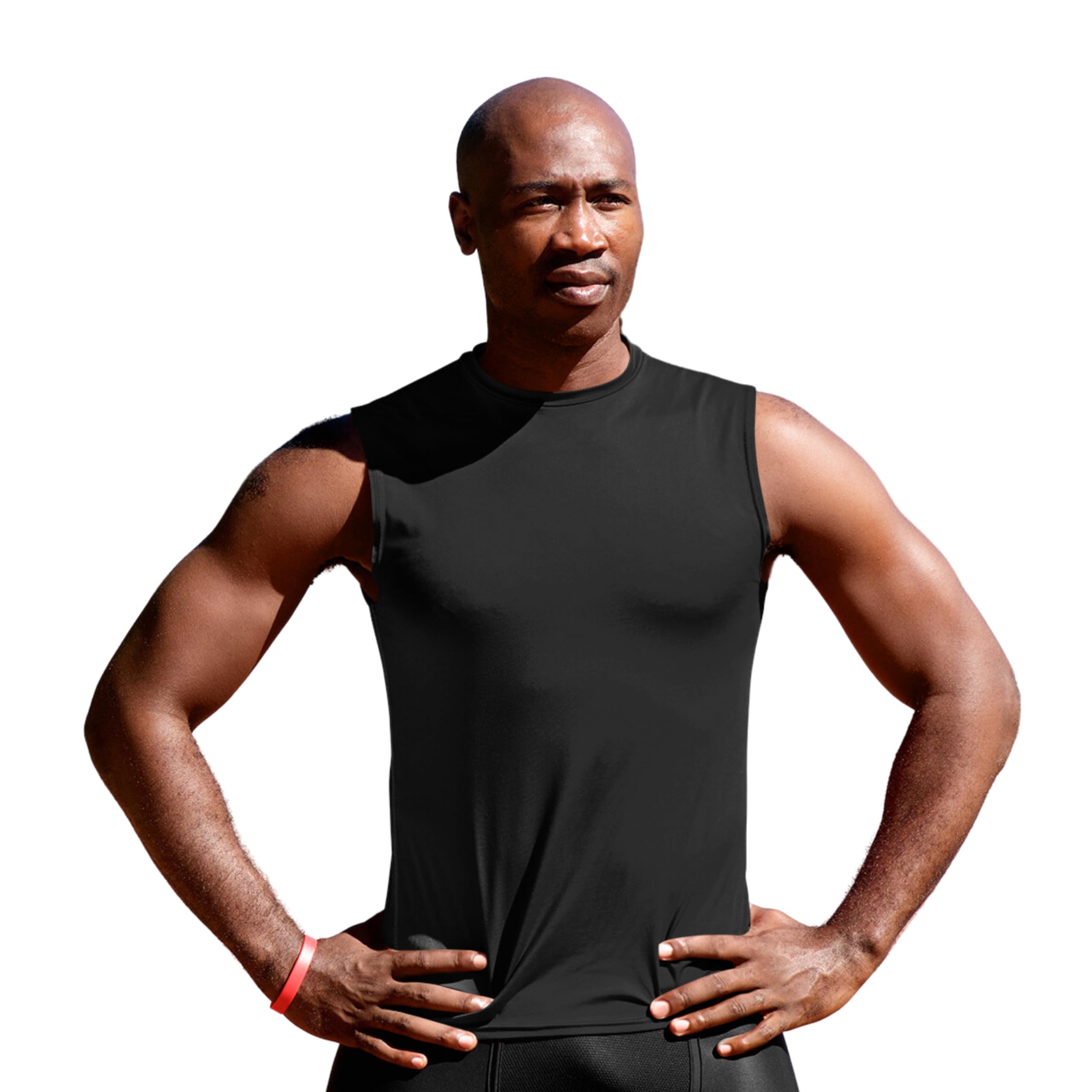 Prime PlusSleeveless Tshirt for Men - Gym Workout Polyester Vest