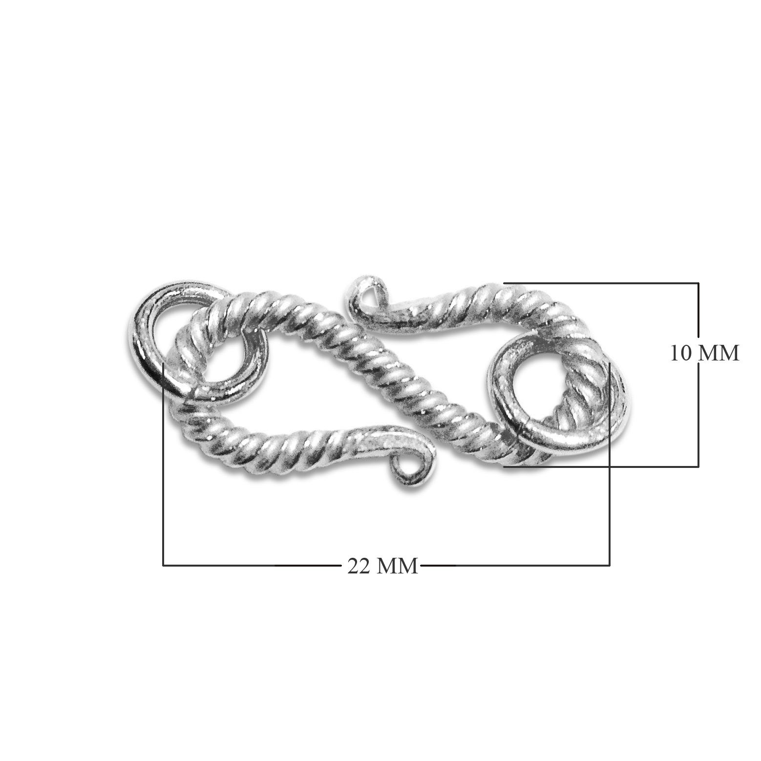 GRAINGER APPROVED S Hook, 5/16 in. Opening, 1-3/4 in., PK10