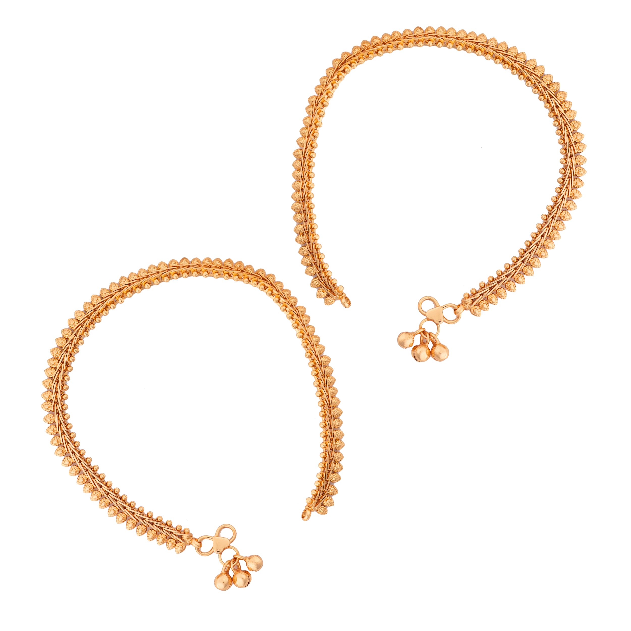 Radhas Creations golden anklets one gram gold No.1211 (B0CSPNXZZ9) Amazon Price History, Amazon Price Tracker