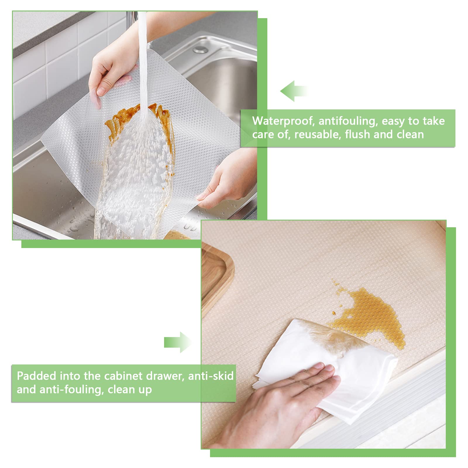 30x150CM Ochraniacz Szuflady Kuchenne Plastikowe Półki Szafki Mata do cięcia EVA Ochraniacz Kuchnia Szuflada Wkładka Wielokrotnego Użytku Antypoślizgowa Wodoodporna Mata Do Szafy