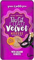 Vista 19 de Tiki Cat Velvet Mousse - Alimento húmedo sin granos con una textura suave para gatos adultos y gatitos