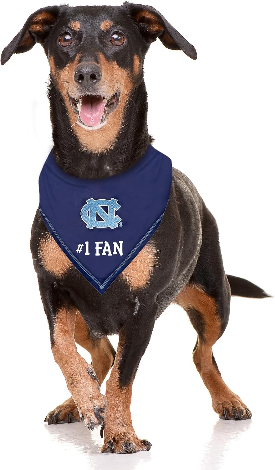 Pets First NCAA University of NC Personalized Tie Around Bandana for Dogs & Cats, Size Small/Medium. Custom Dog Bandana Scarf Bib for Pet Cat Dog. The Ultimate Game-Day & Party Customizable Bandana