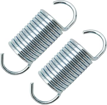 2inch Replacement Recliner Chair Spring Mechanism Furniture Bed Tension Springs Short Neck Style [1.8 Inside Hook to Hook] Pack of 2