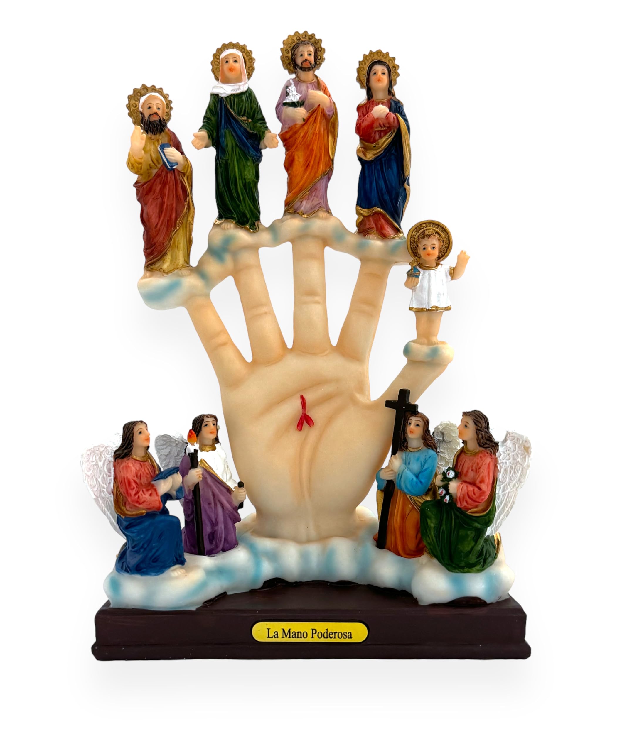 Gigi's Classy Kids 9" Inch La Mano Poderosa Imagen Estatua The Powerful Hand Statue Figurine Figure Saints Santos