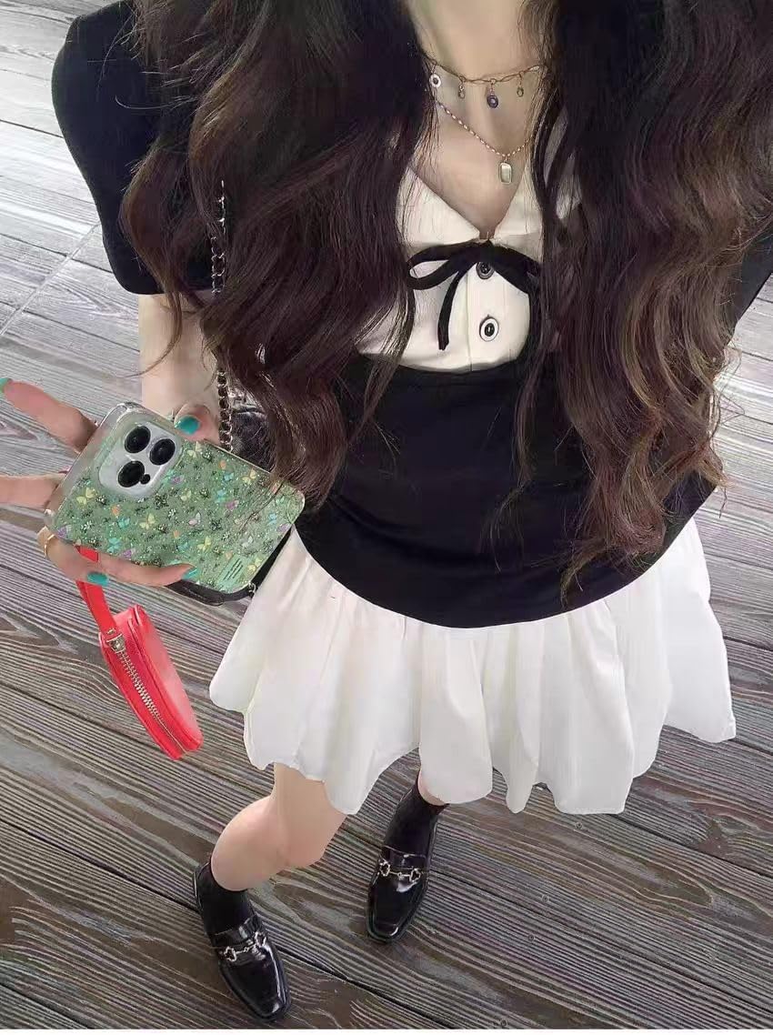 Women's Cutecore Kawaii T-Shirt Y2K Harajuku Graphic Tee for Teens Alt Emo Aesthetic Tops 2000s Clothing for Girls
