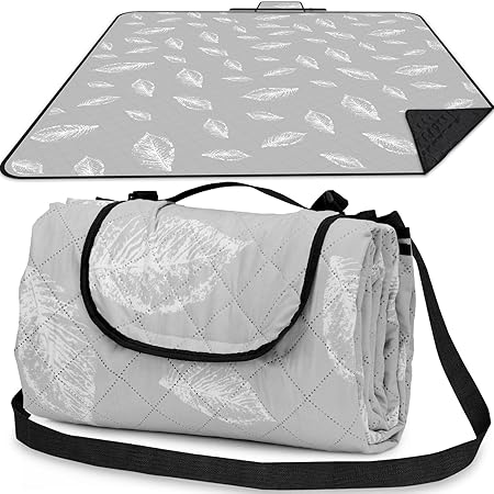 YourGEAR Blue XL Picknickdecke 200x200 Cm - Wasserdichte Outdoor-Decke Für Camping & Strand