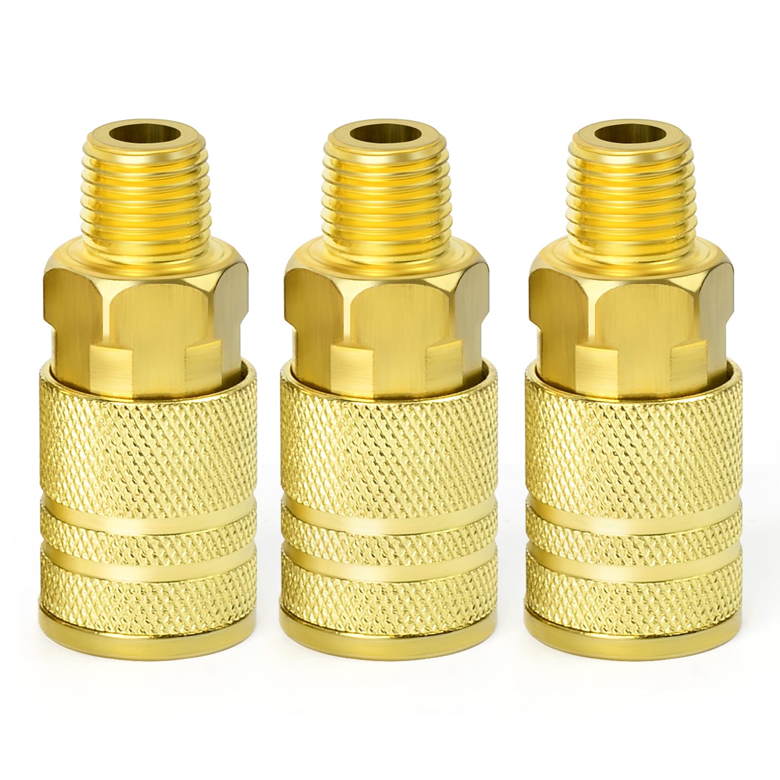 Taisher 3Way Air Manifold 4 Ports Aluminum Industrial Pneumatic Air