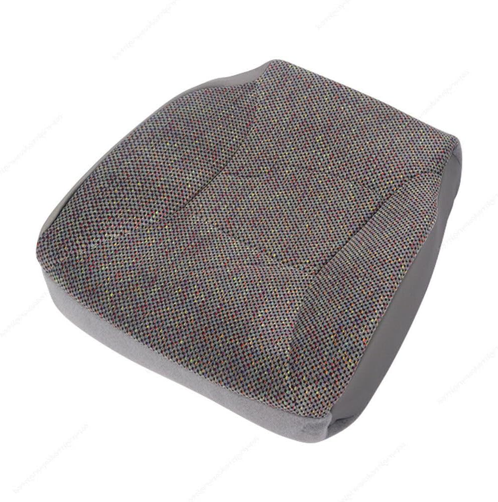 Passenger Bottom Cloth Seat Cover Replacement Fits for Dodge Ram 2500 3500 SLT 1998-2002 Mist Gray