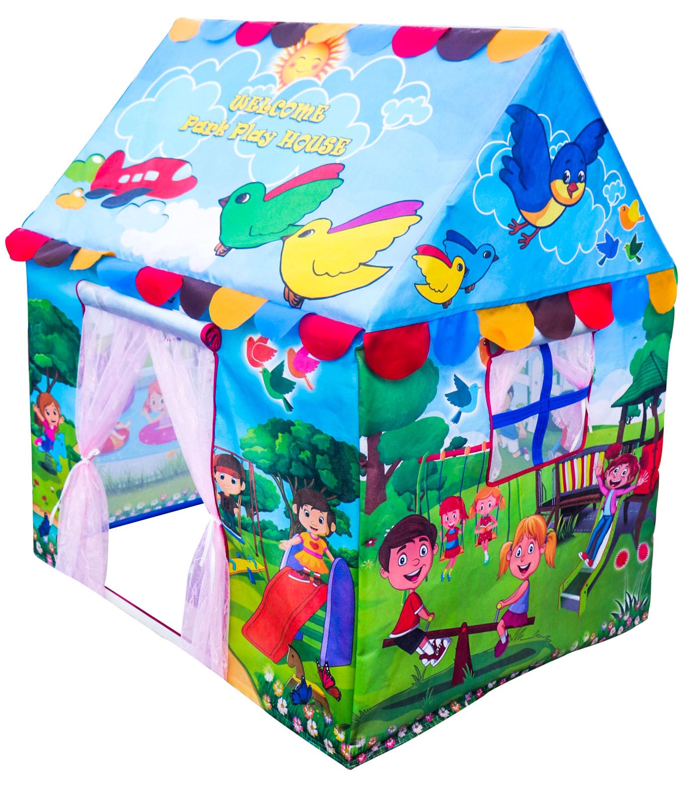 LittleStar Hut Type Learning & Play Tent House for Kid's (Park Play)