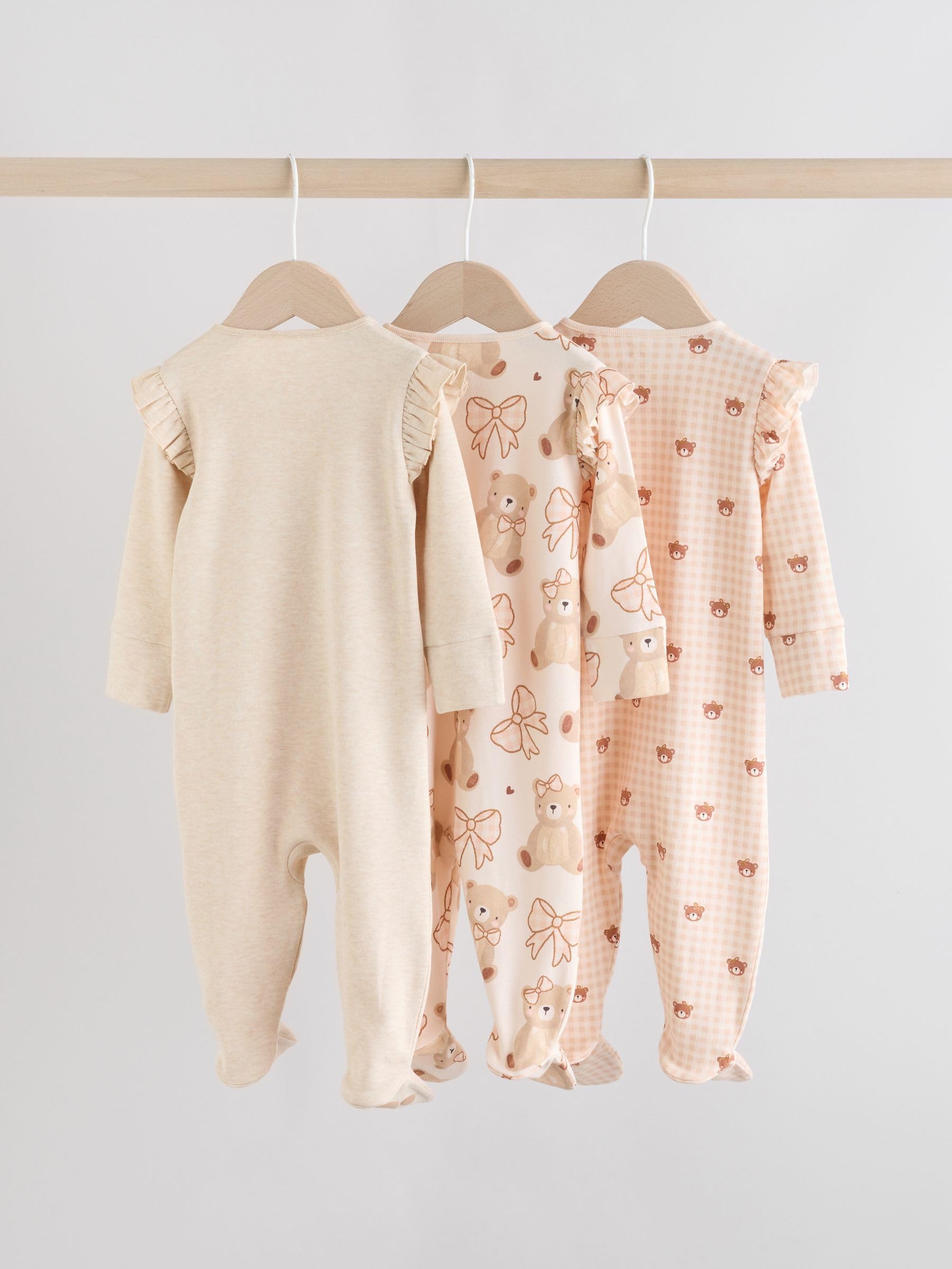 NEXT Bébé Fille Dors-Bien à Zip Double Sens bébé, Lot de 3