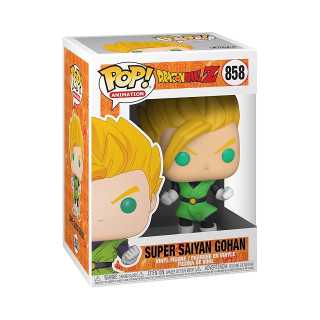 Funko Pop! Animation: Dragon Ball Z S8-Super Saiyan Gohan Dragonball SS - Figura de Vinilo Coleccionable - Idea de Regalo- Mercancia Oficial - Juguetes para Niños y Adultos - Anime Fans