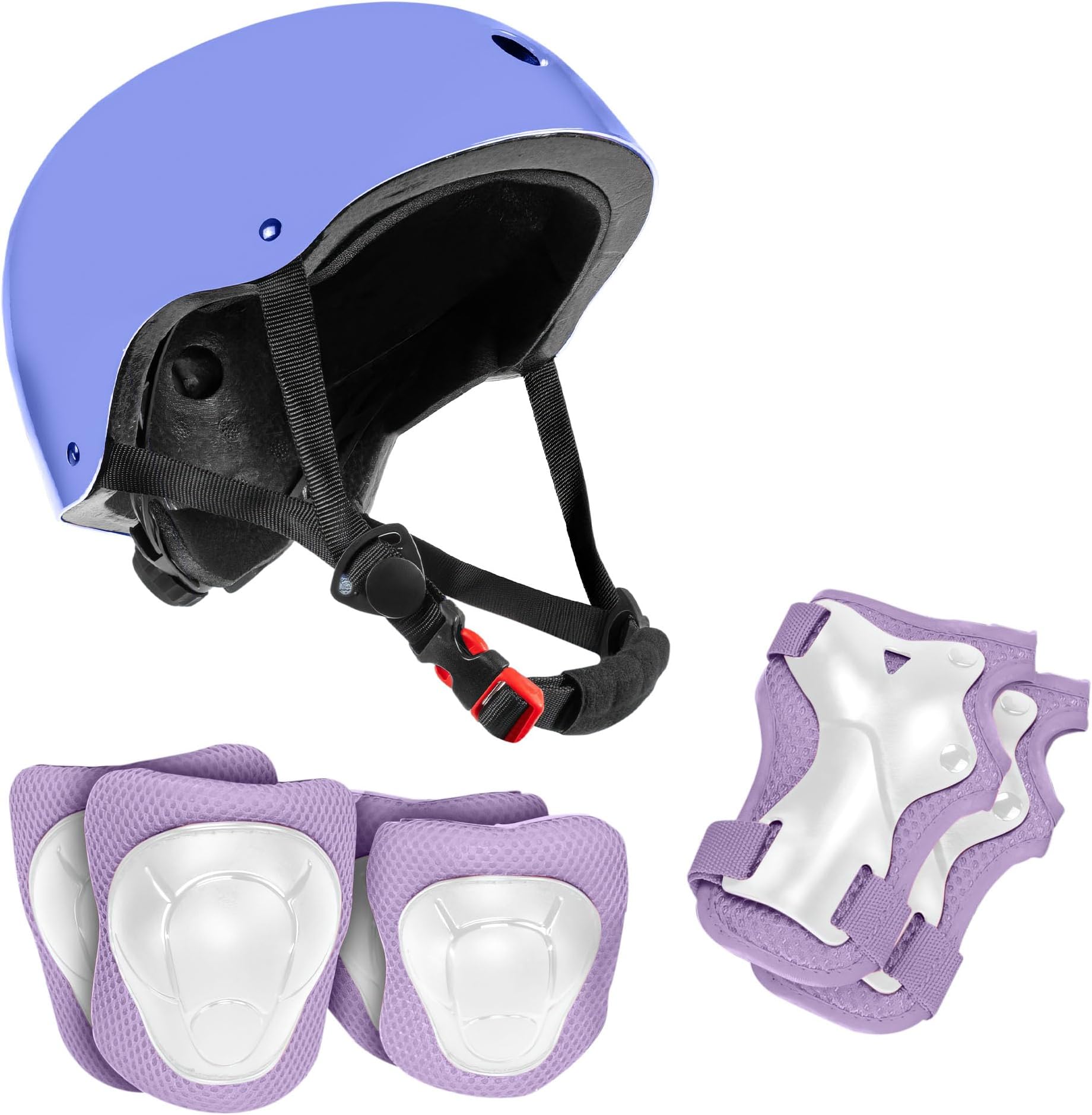 Niftii Kids Helmet with Pads - Adjustable Multi-Sport Complete Safety Gear for Cycling, Skateboarding & Scooting, Ideal for Boys & Girls Ages 3-15 Kids Bike Helmet Set