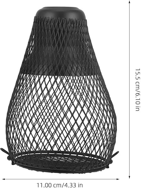 Homoyoyo Abat-Jour en Maille Ventilée pour Lampe Chauffante Reptile, Protection de Cage Créative, Accessoire pour Vivarium et Terrarium D’Animaux - 2