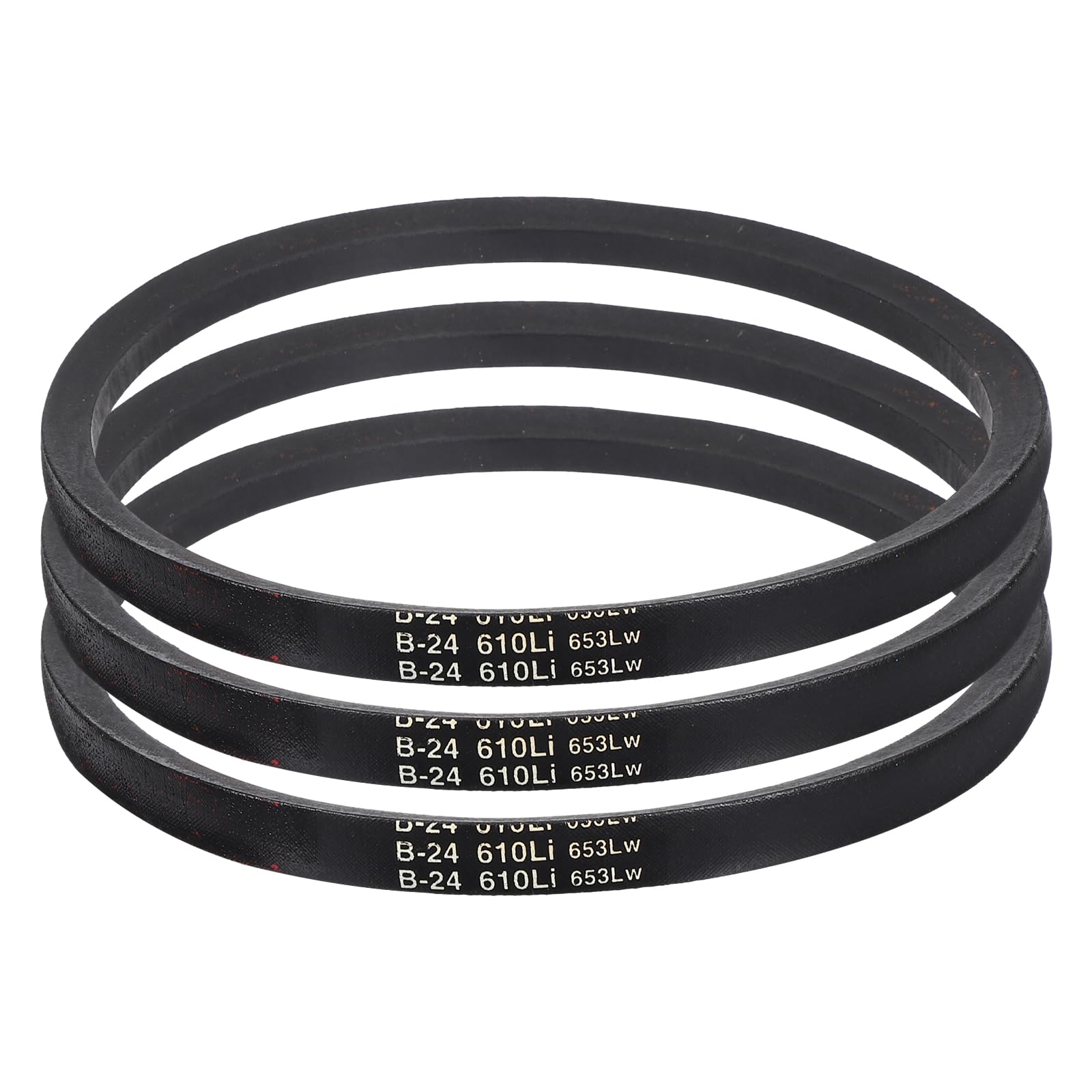 uxcell 3 Pack B45 Classic Wrapped V-Belt, 48" Outside Circumference Wrapped Industrial Rubber V-Belt B Profile V-Belt for Industrial Machinery Equipment, Black — Amazon image 14