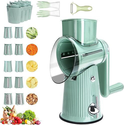 5 en 1 rallador de queso rotativo rebanador de verduras rallador de queso giratorio con mango le d affaires 5 en 1 trituradora de queso manivela