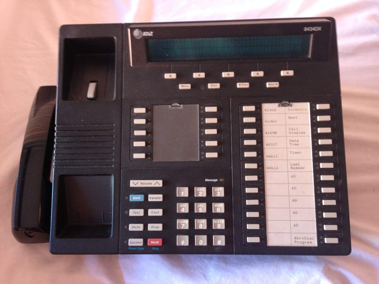 Avaya Definity 8434DX Telephone Black (Renewed)