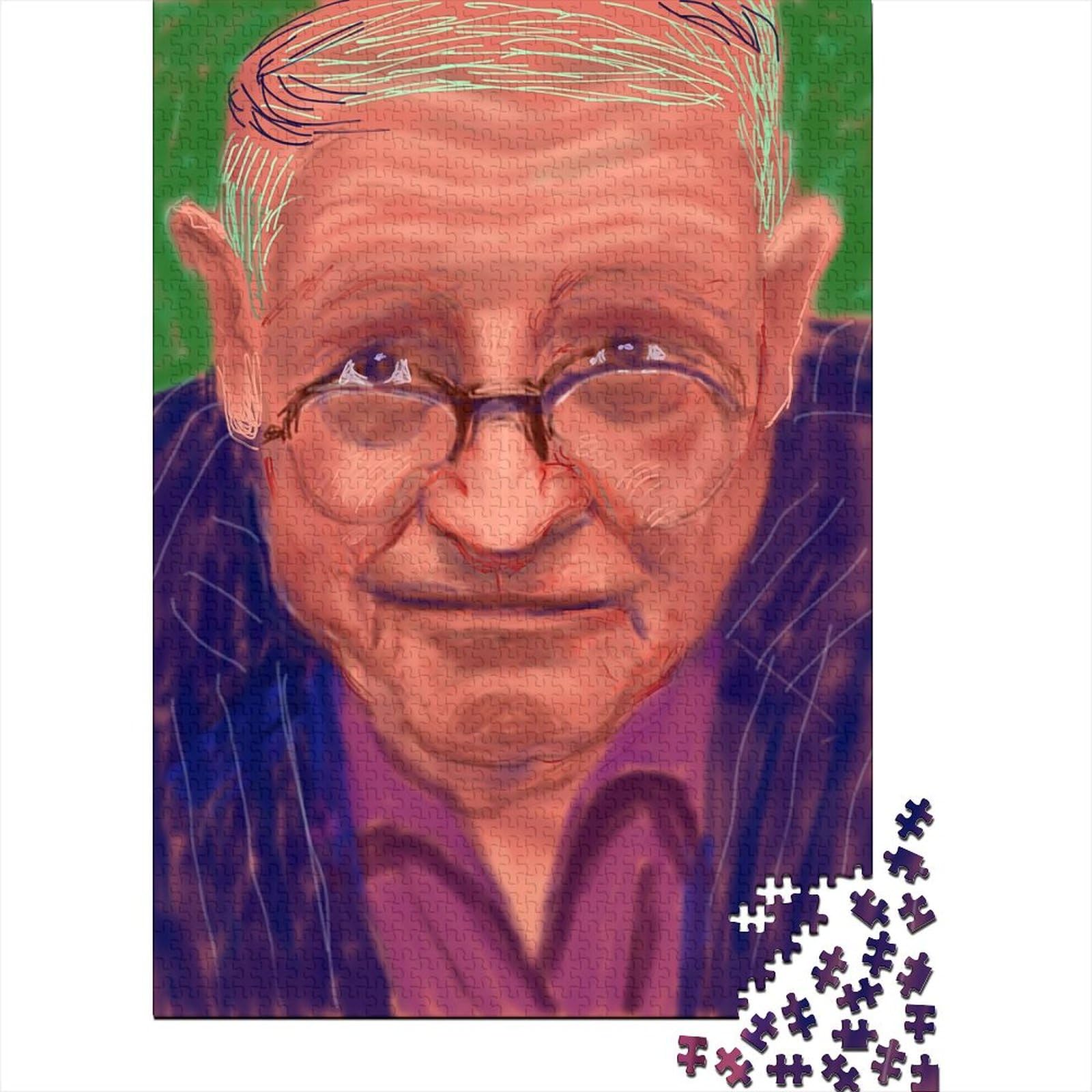 David Hockney Jigsaw Puzzles for Adults 1000 Piece Jigsaw Puzzles for Adults Jigsaws 1000 Pieces Challenging Game A Great Gift for All Ages