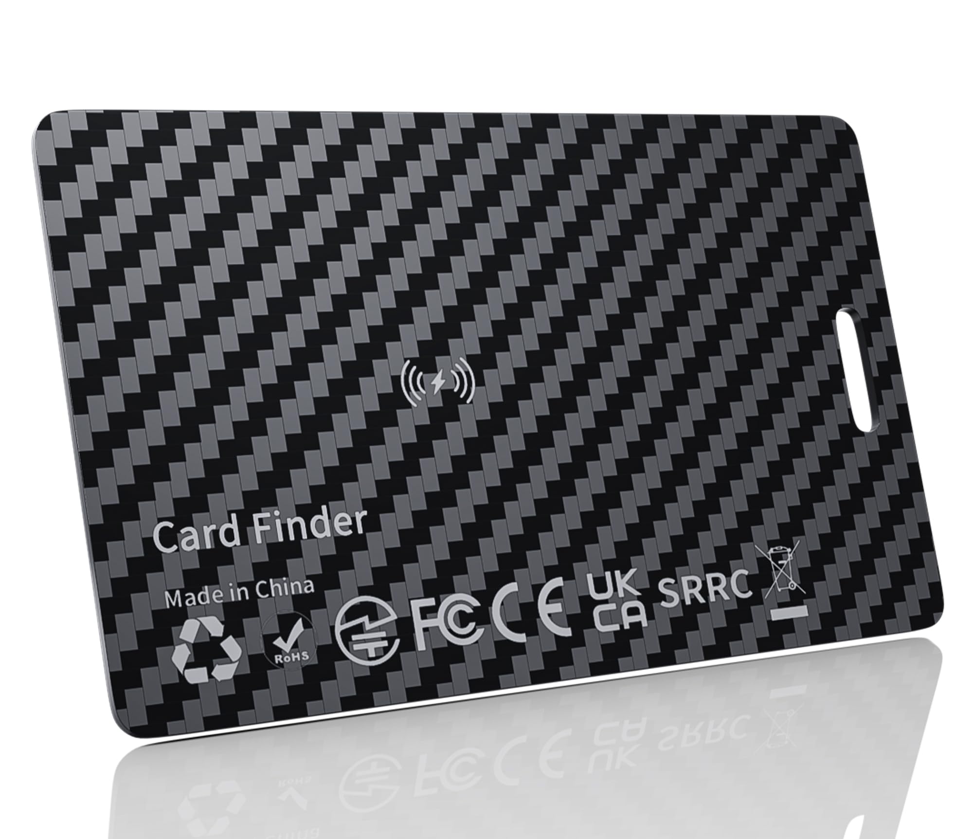 Dünne Geldbörsen-Tracker-Karte Apple Find My App IP68 Wasserdicht für Wallets Gepäck Pässe