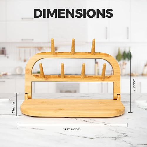 Miniatura 3 de Sydney's Season Estante de secado de botellas que ahorra espacio, kit de limpiador de botellas de viaje, estante de secado para bebés, estante de