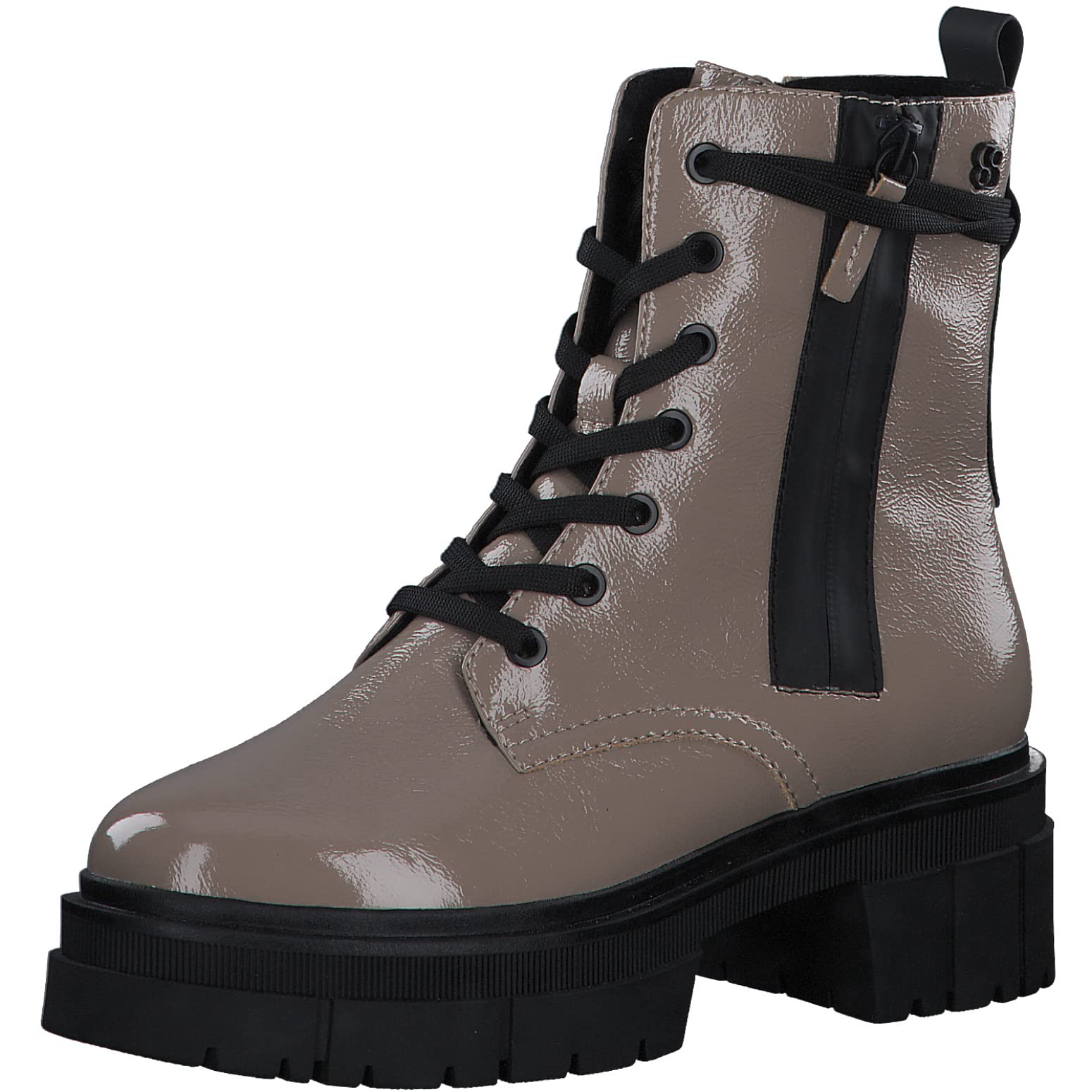 s.Oliver Women's Ankle Boots 5-5-25208-29, Taupe patent., 6 UK