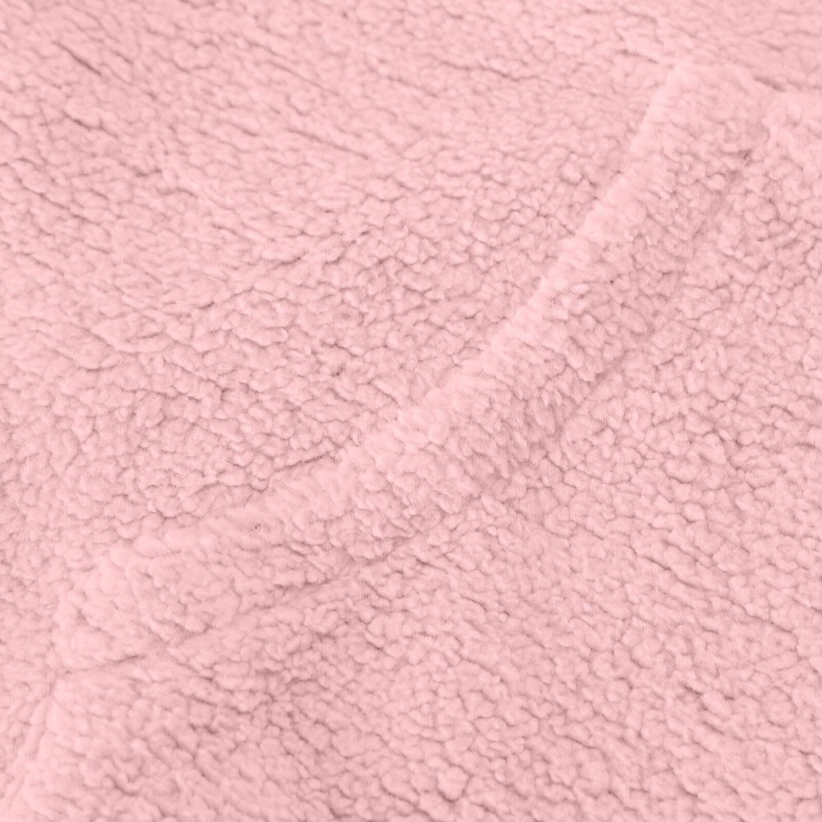 Sudadera con Capucha Suave y esponjosa Sherpa con Media Cremallera for Mujer, Chaqueta con Capucha de Forro Polar cálido de Manga Larga y Bolsillo Frontal(A01-Pink,S)