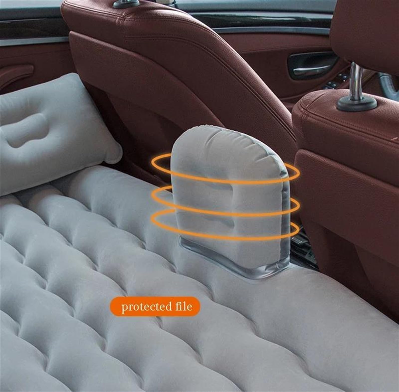 Letto Gonfiabile Materasso Gonfiabile Universale per Auto SUV Gonfiabile Multifunzionale Letto Gonfiabile Accessori per Auto Tappetino da Campeggio Esterno con Pompa Ad Aria(color1)