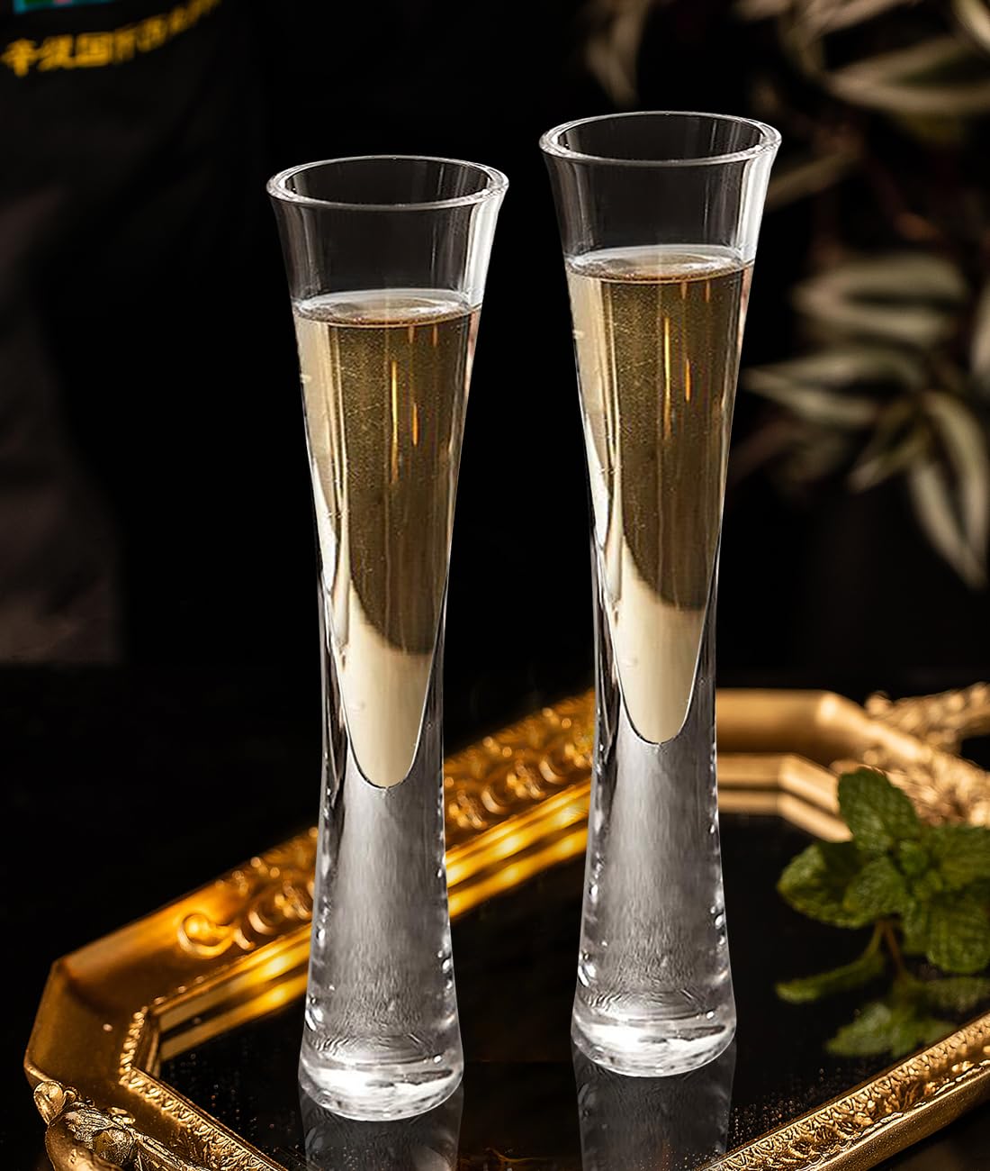 Elegant Champagne Glasses - Set of 2 -8