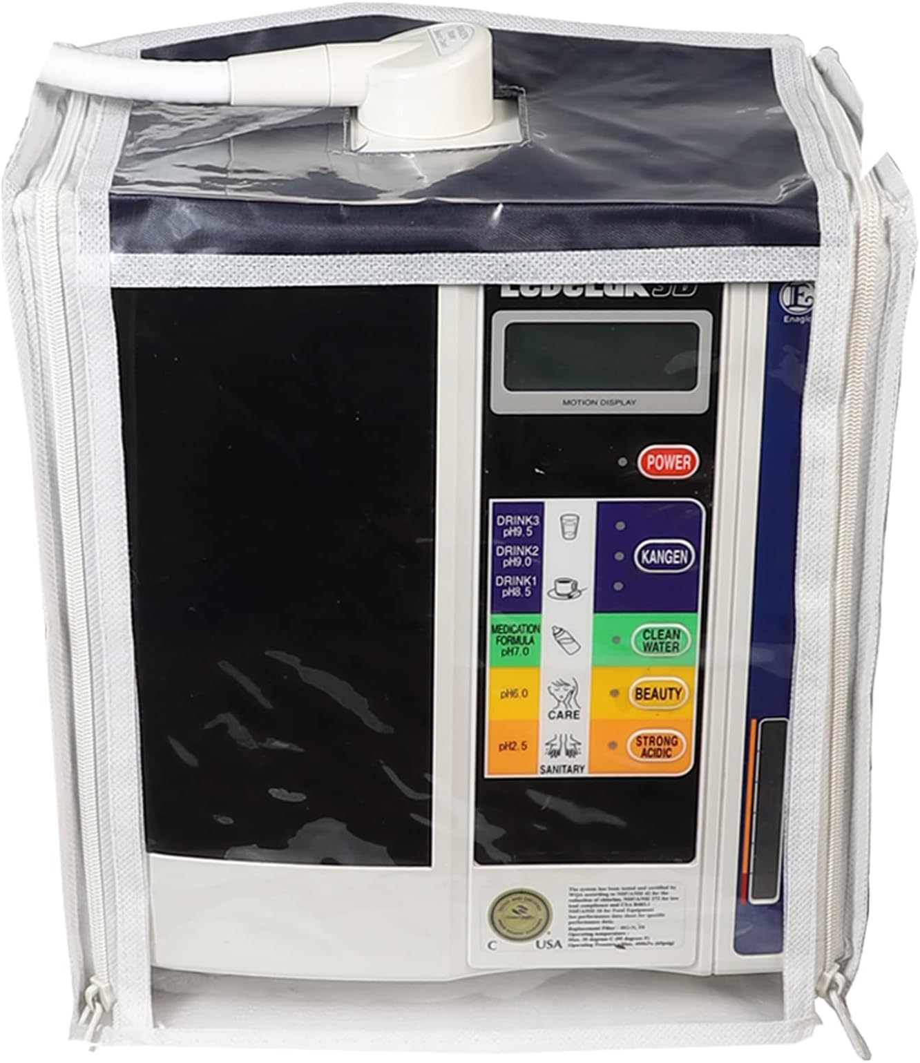 Body Protective Cover for Enagic kangen Leveluk SD501 Model Water Purifier (White)